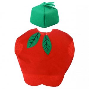 Disfraz de manzana para niños
