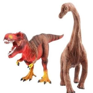 T-Rex y Diplodocus